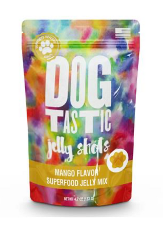 Dogtastic Jelly Shots Gelatin Mix for Dogs Mango Flavor