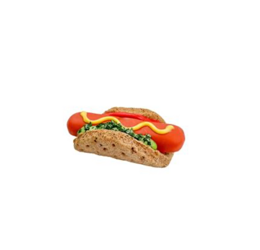 3D Hotdog Dog Treat