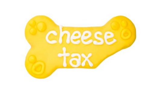 Cheese Tax 6 Inch Bone Dog Treat