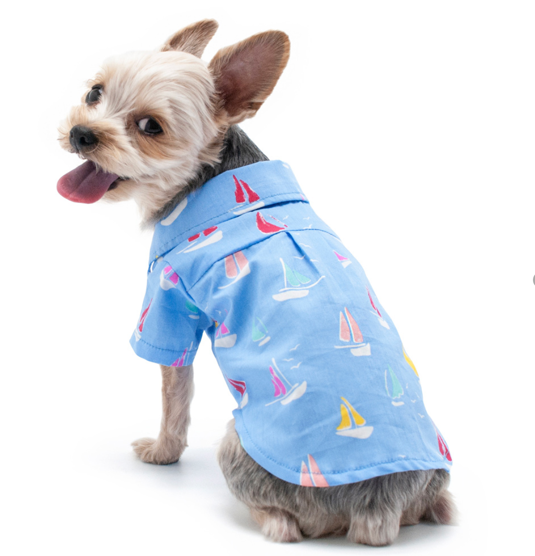 Summer Beach Pet Shirt.