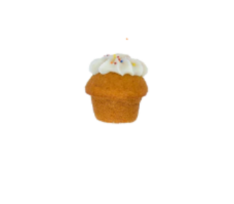 3D Birthday Sprinkled Vanilla Medium Cupcake