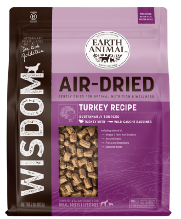 Wisdom™ Air-Dried Turkey Recipe Dog Food.