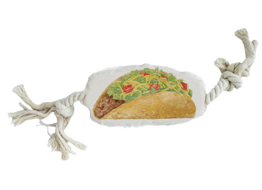 Taco Rope Pet Toy.