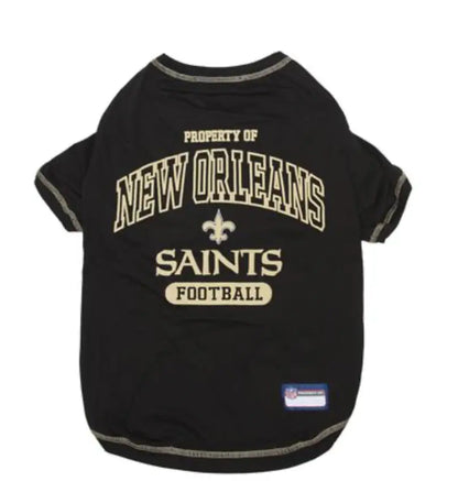 New Orleans Saints Dog Tee Shirt Pets First Inc