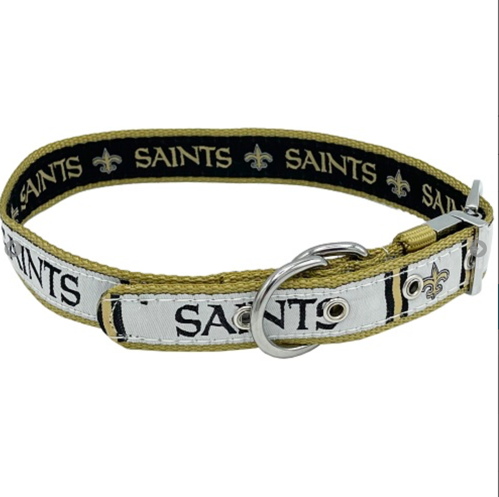 New Orleans Saints Reversible Pet  Collar