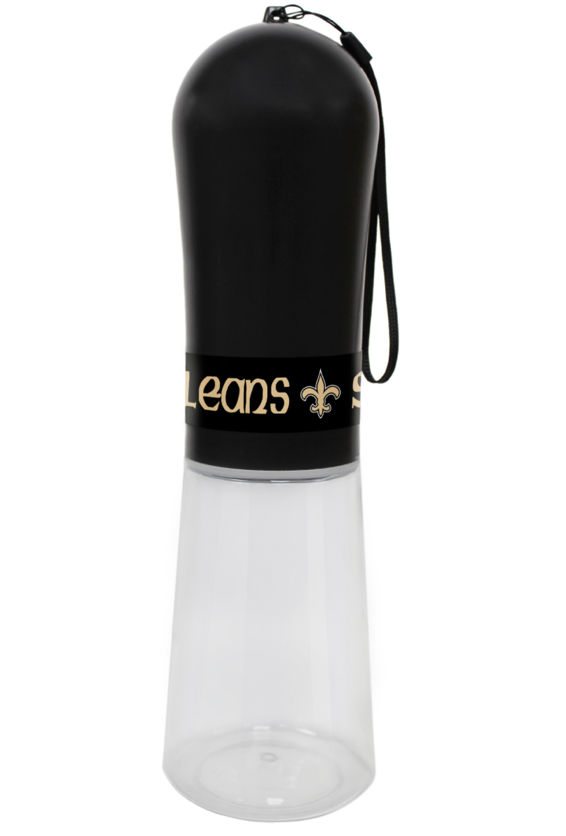 New Orleans Saints Pet Water Bottle