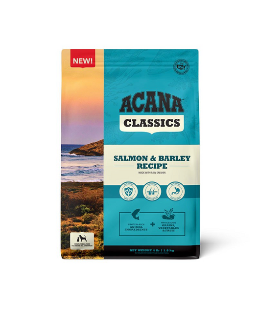 ACANA Classics Salmon & Barley Recipe Dog Food 4lb