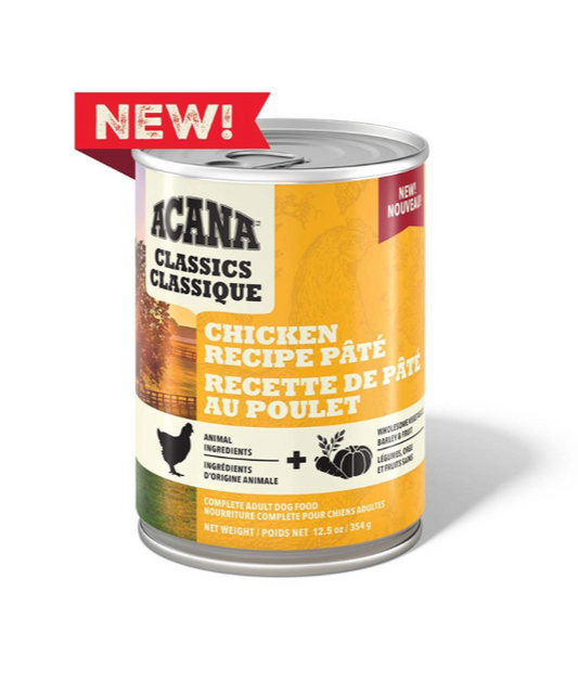 ACANA Classics Pate Wet Dog Food Chicken Recipe Pate, 12.5oz