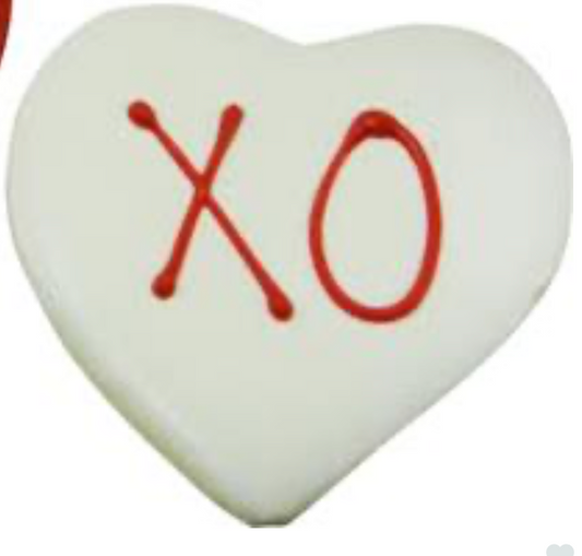 XO Heart Dog Treats