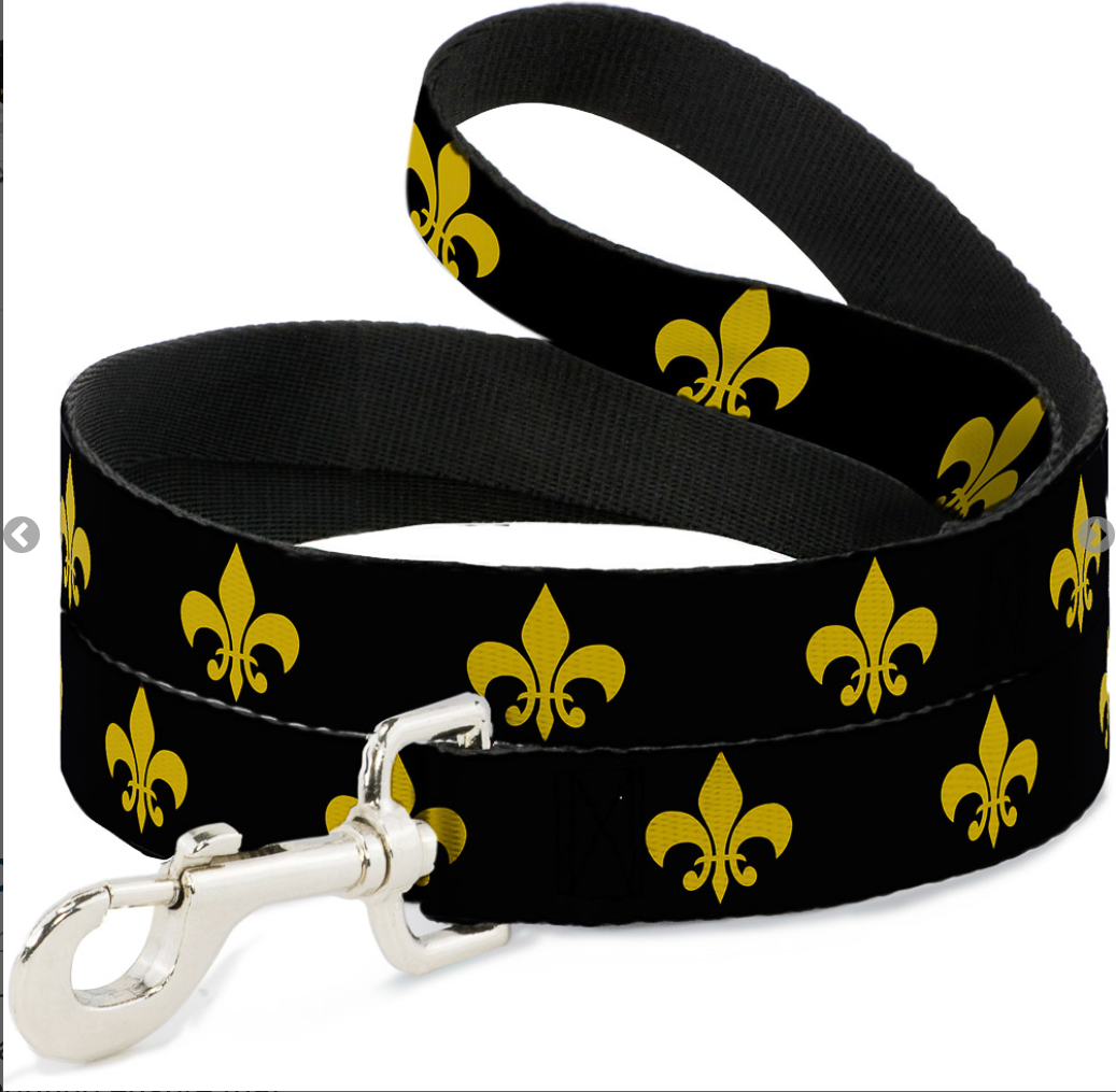 Fleur-de-Lis Black/Yellow