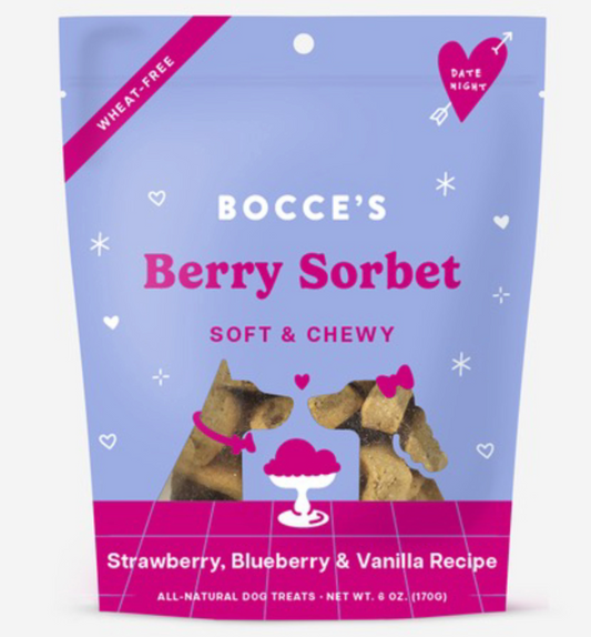 Bocce Soft & Chewy Berry Sorbet Dog Treat 6oz