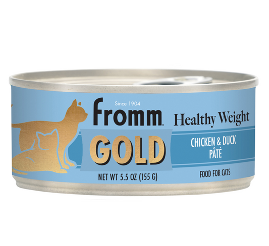 Fromm Gold Gealthy Weight Pate Cat Food (chicken, & Duck)