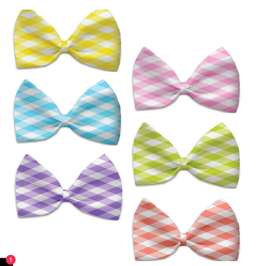 Pet, Dog and Cat Bow Ties, "Plaids Group"