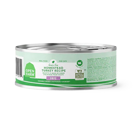 OPEN FARM TURKEY PATE CAT 2.8 OZ