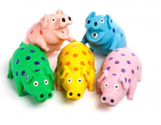 Pigs That Oink Dog Toy