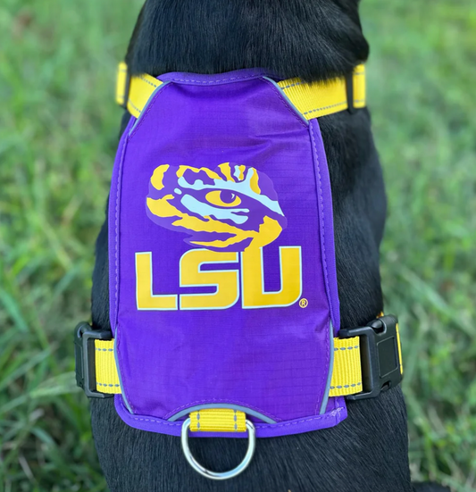 LSU TIGERS DOG HARNESS