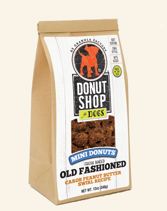 Old Fashioned Mini Donuts, Carob Peanut Butter Swirl Recipe Dog Treats