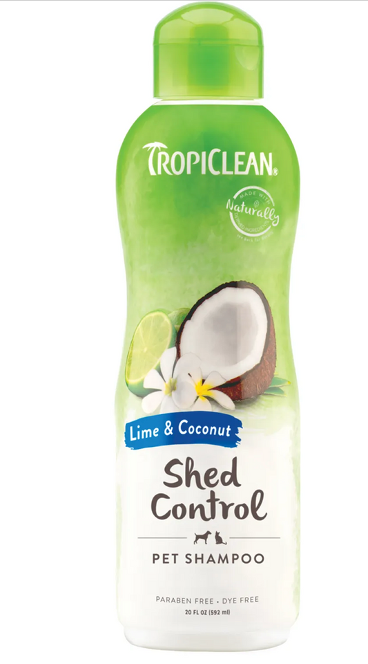 TropiClean Lime & Coconut Shed Control Dog Shampoo