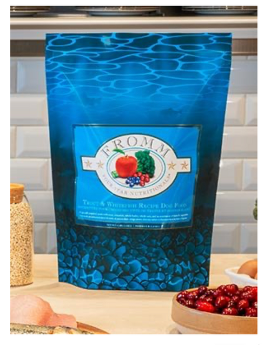 FROMM FOUR STAR TROUT & WHITEFISH DOG FOOD 4LB