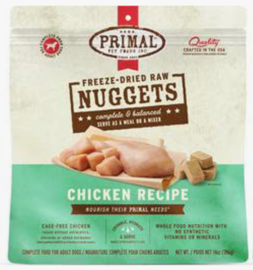 Primal Frozen Canine Chicken Formula Patties 6 lb