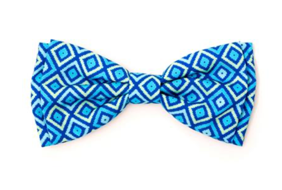 Graphic Diamond Bow Tie