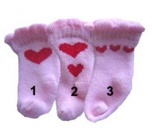 Heart Pet Socks
