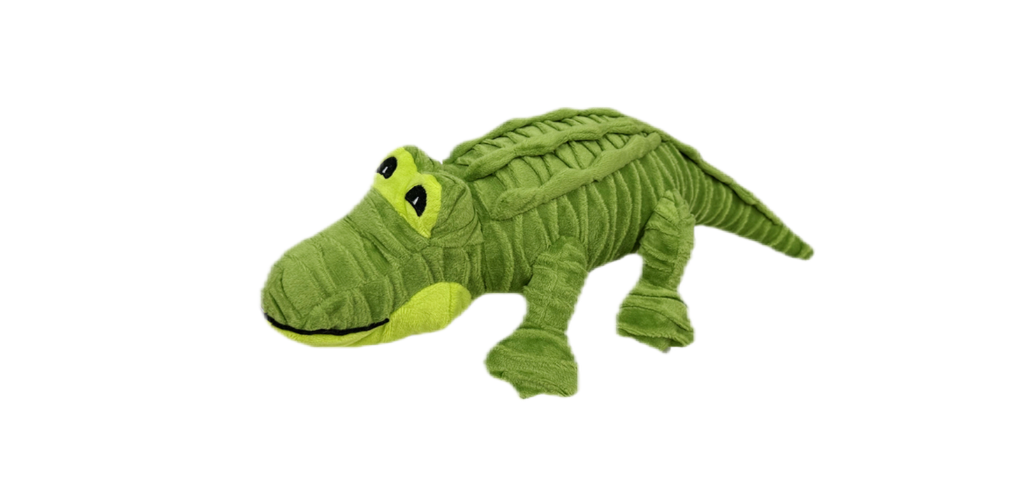 15" Groovyz - Alligator Dog Toy