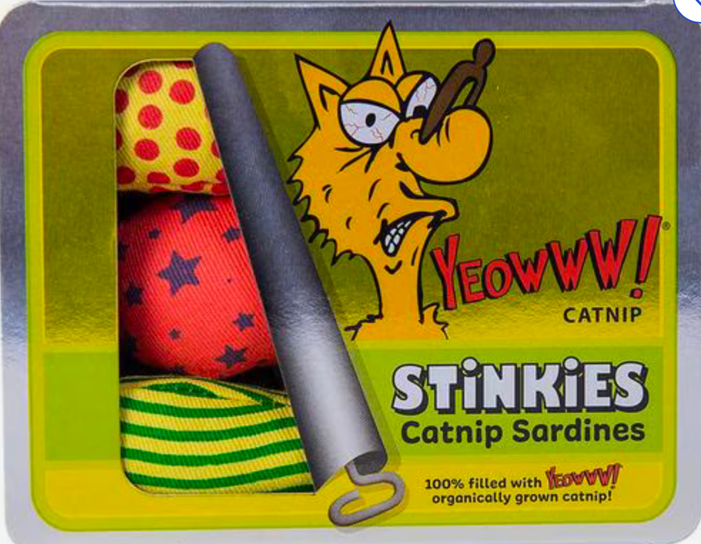 Yeowww! holiday Stinkies sardines trio