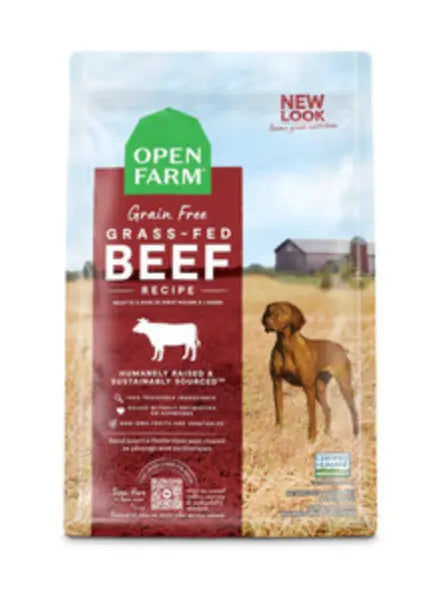 OPEN FARM GRAIN-FREE BEEF KIBBLE DOG 4 LB