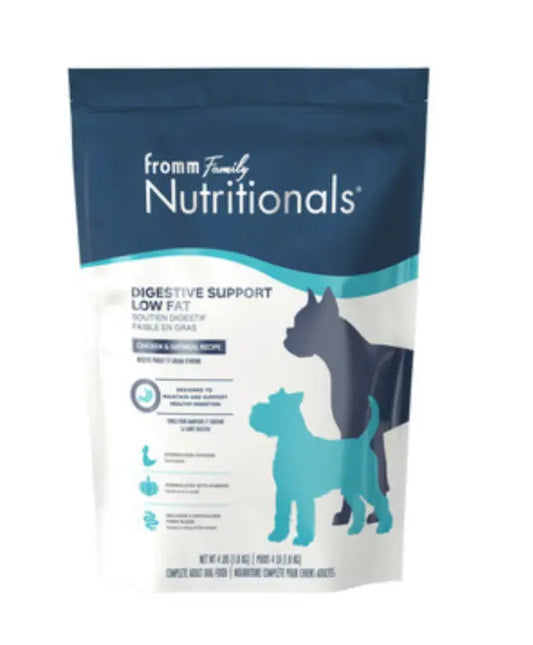 FROMM NUTRITIONALS DIGESTIVE SUPPORT LOW FAT CHICKEN & OATMEAL RECIPE DOG 4 LB