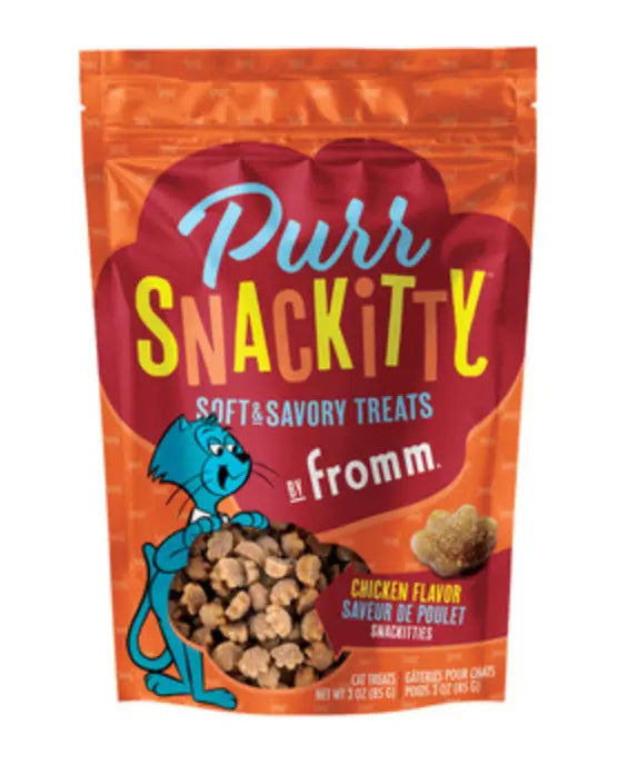FROMM PURRSNACKITTY CHICKEN SOFT TREATS CAT 3 OZ