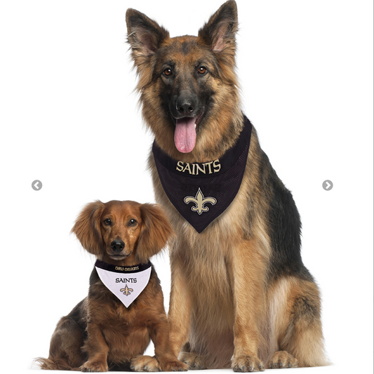 New Orleans Saints Reversible Pet Bandana