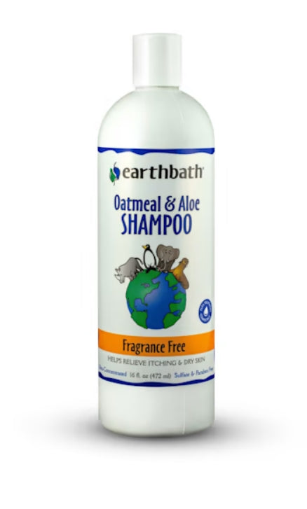 Earthbath Shampoo & Conditioner for Dogs (Oatmeal & Aloe Shampoo Fragrance Free)