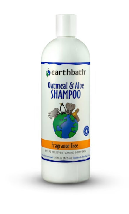 Earthbath Shampoo & Conditioner for Dogs (Oatmeal & Aloe Shampoo Fragrance Free).