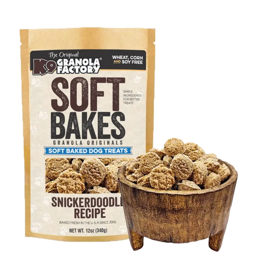 Soft Bakes, Snickerdoodle Recipe Dog Treats K9 Granola Factory