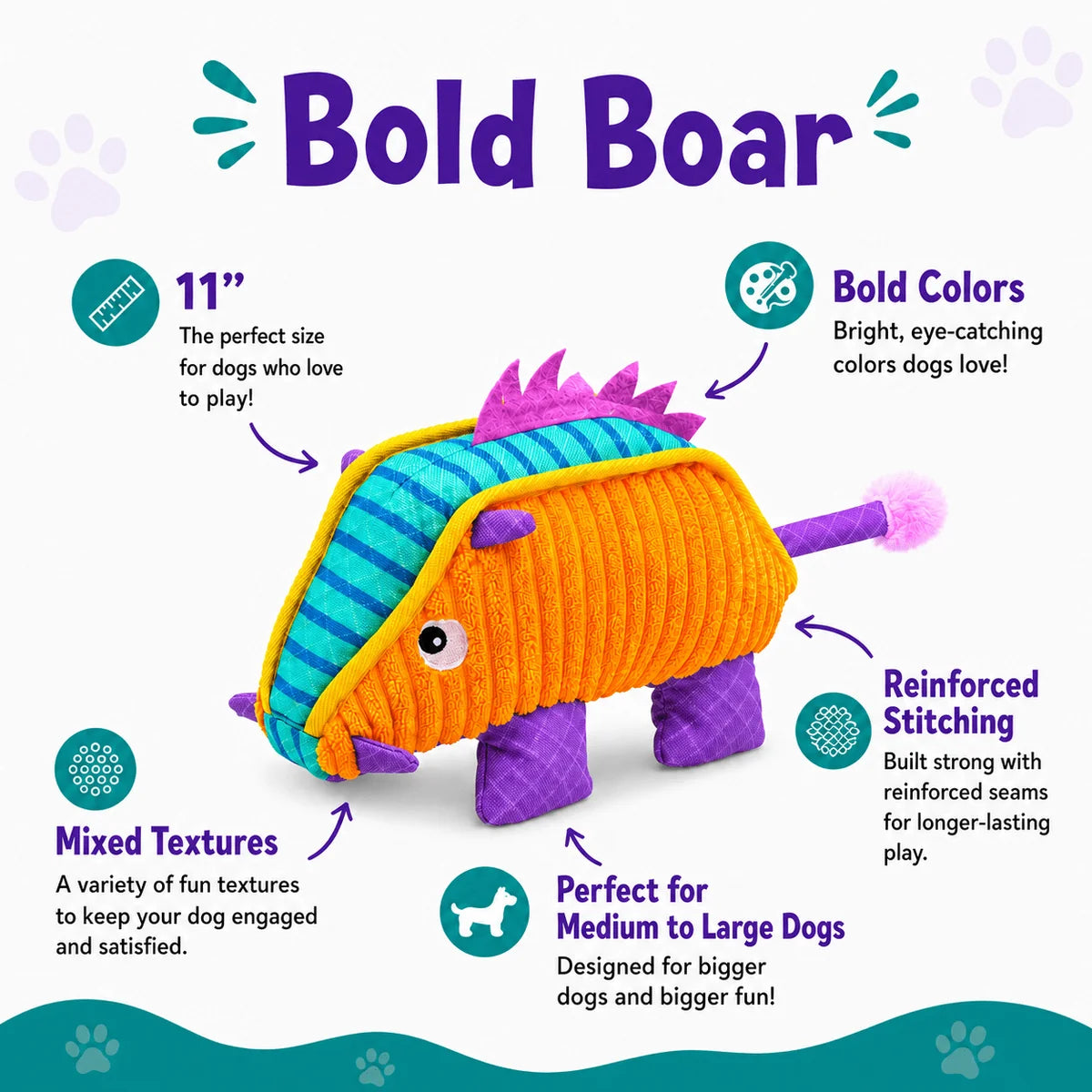 Bold Buddies Dog Toy Collection