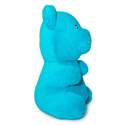 Gummy Bear Plush Dog Toy Blue