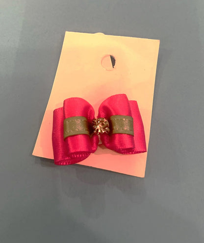Pink Fancy Dog Hair Bows.