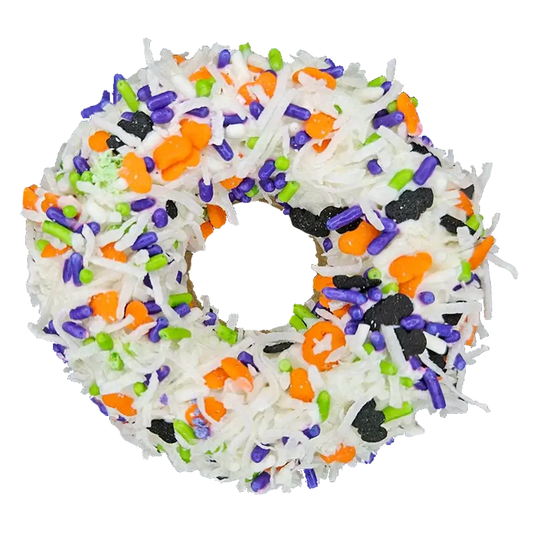 Gourmet Donut, Coconut Scream Donut Dog Treat