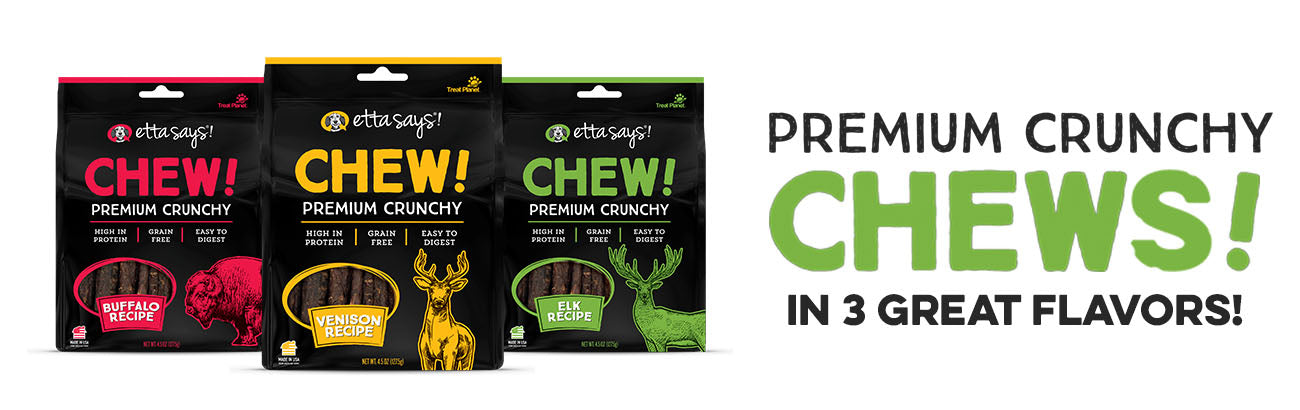 Premium Crunchy Chews Dog Treat.