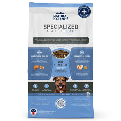 Natural Balance Pet Foods Specialized Joint & Muscle Dry Dog Food Chicken & Oatmeal,/3.5 lb Central Pet
