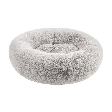 Petcrest Serene Fur Donut Pet Bed