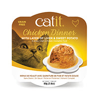 Catit Chicken Dinner with Liver & Sweet Potato - 80 g (2.8 oz)