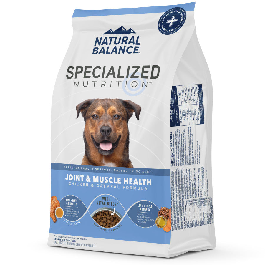 Natural Balance Pet Foods Specialized Joint & Muscle Dry Dog Food Chicken & Oatmeal,/3.5 lb