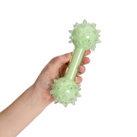 Zeus Duo Spike Dumbbell (7in) Green Mint Dog Toy