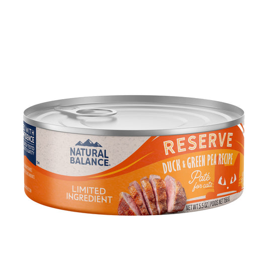 Natural Balance Canned Cat Food - Duck & Green Pea