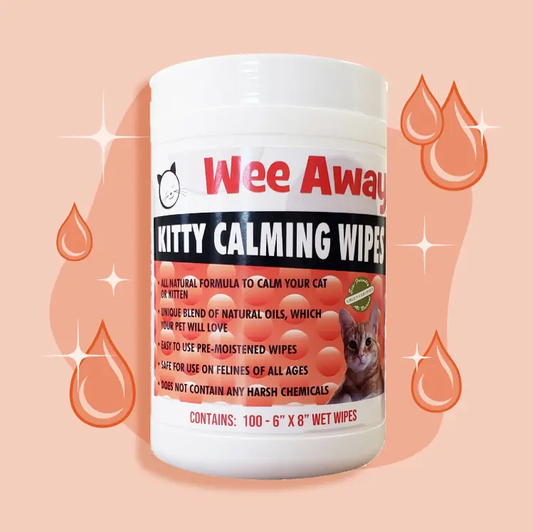 Kitty Calming Wipes.