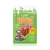 Catit Nibbly Jerky Chicken and Fish Cat Treat Recipe - 30 g (1 oz)