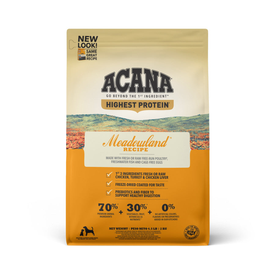 Acana Regionals - Meadowland Dog Food 4.5 lb