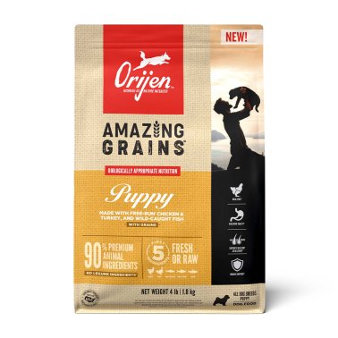 Orijen® Amazing Grains Puppy Recipe Dry Food 4lbs